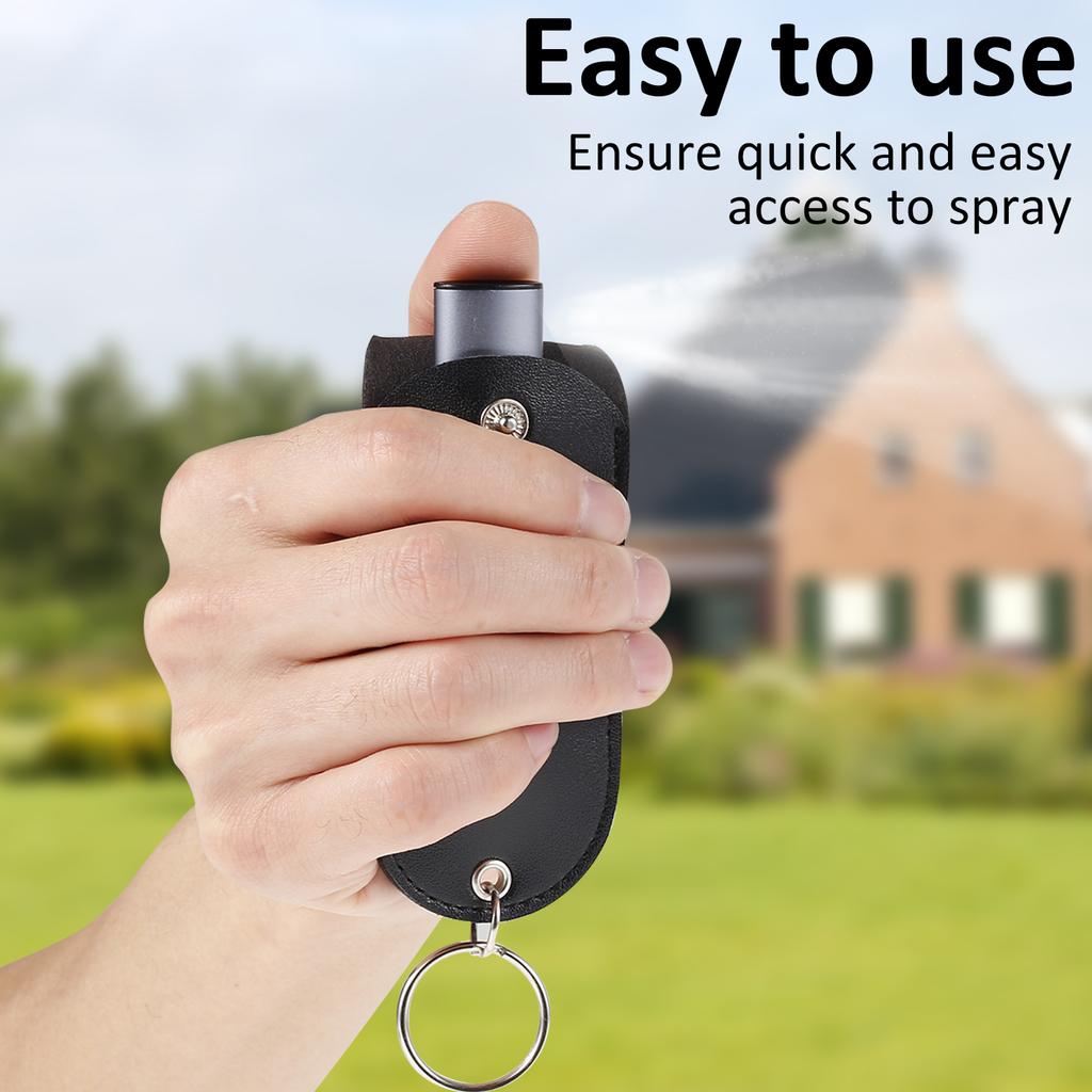 3/1 шт. Чехлы для перцового баллончика из искусственной кожи для самообороны Мягкие чехлы для перцового баллончика Многоцелевые чехлы для перцового баллончика Брелок