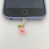1 шт. Трехмерный колокольчик-орхидея лист мобильный телефон порт для зарядки пылезащитная заглушка, подвеска с искусственным жемчугом/подходит для iPhone/Type-C
