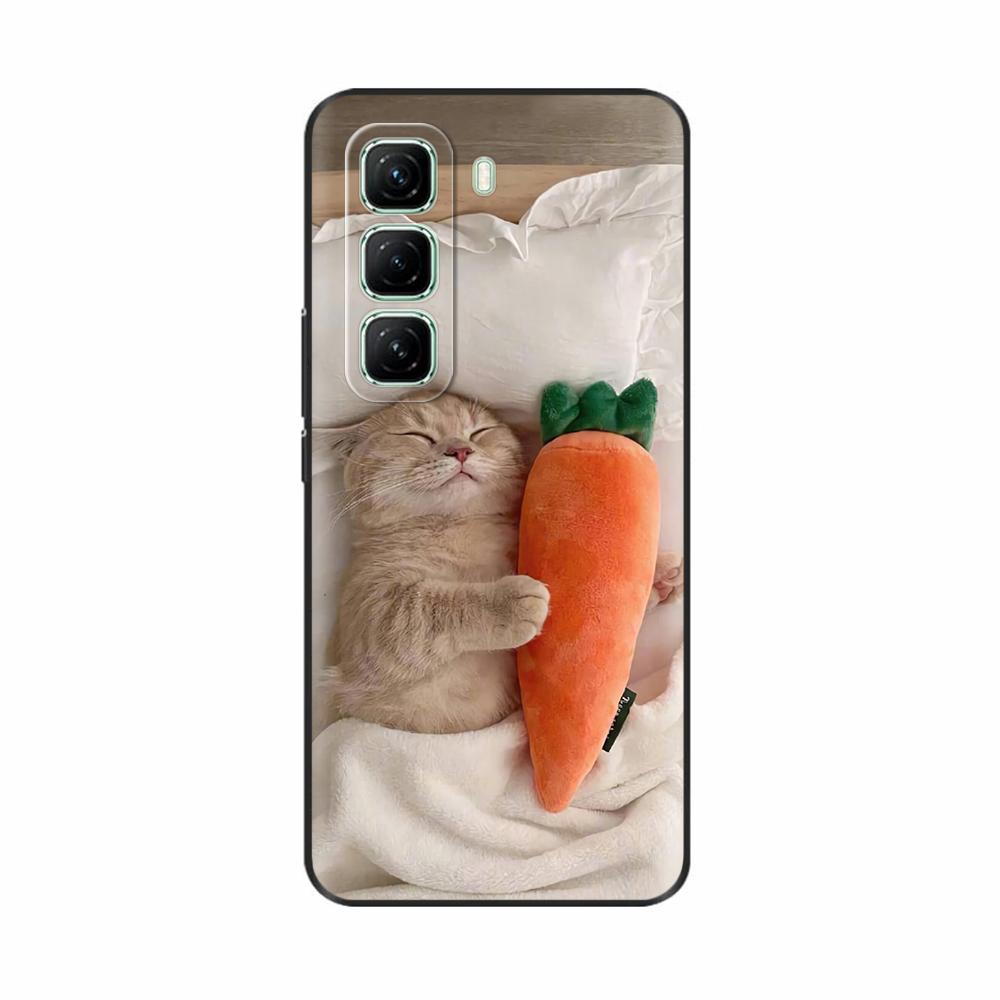 Чехол для Infinix Hot 50 5G 4G Милый узор панды Силиконовая задняя крышка для чехла для телефона Infinix Hot 50 Pro Для Infinix Hot50 Pro Plus