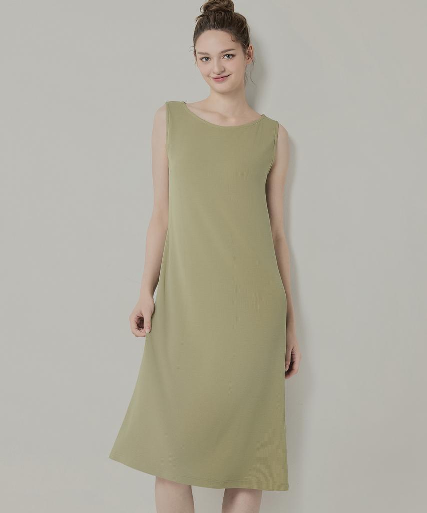 BYC Silky Boat Neck Dress