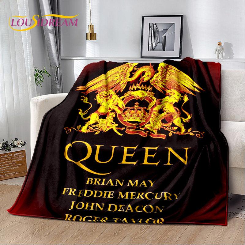 Фредди Меркьюри Queen-Рок-группа Мягкое Плюшевое Одеяло, Фланелевое Одеяло Плед для Гостиной Спальни Кровати Дивана Покрытие для Пикника