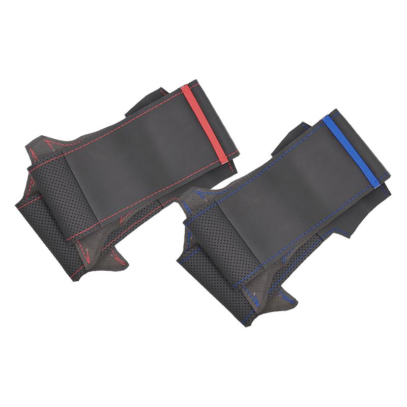 Car Styling Steering Wheel Cover Leather Trim For VW Golf 4 MK4 1998 1999 2000 2001 2002 2003 2004 Passat B5 1996 1997- 2005