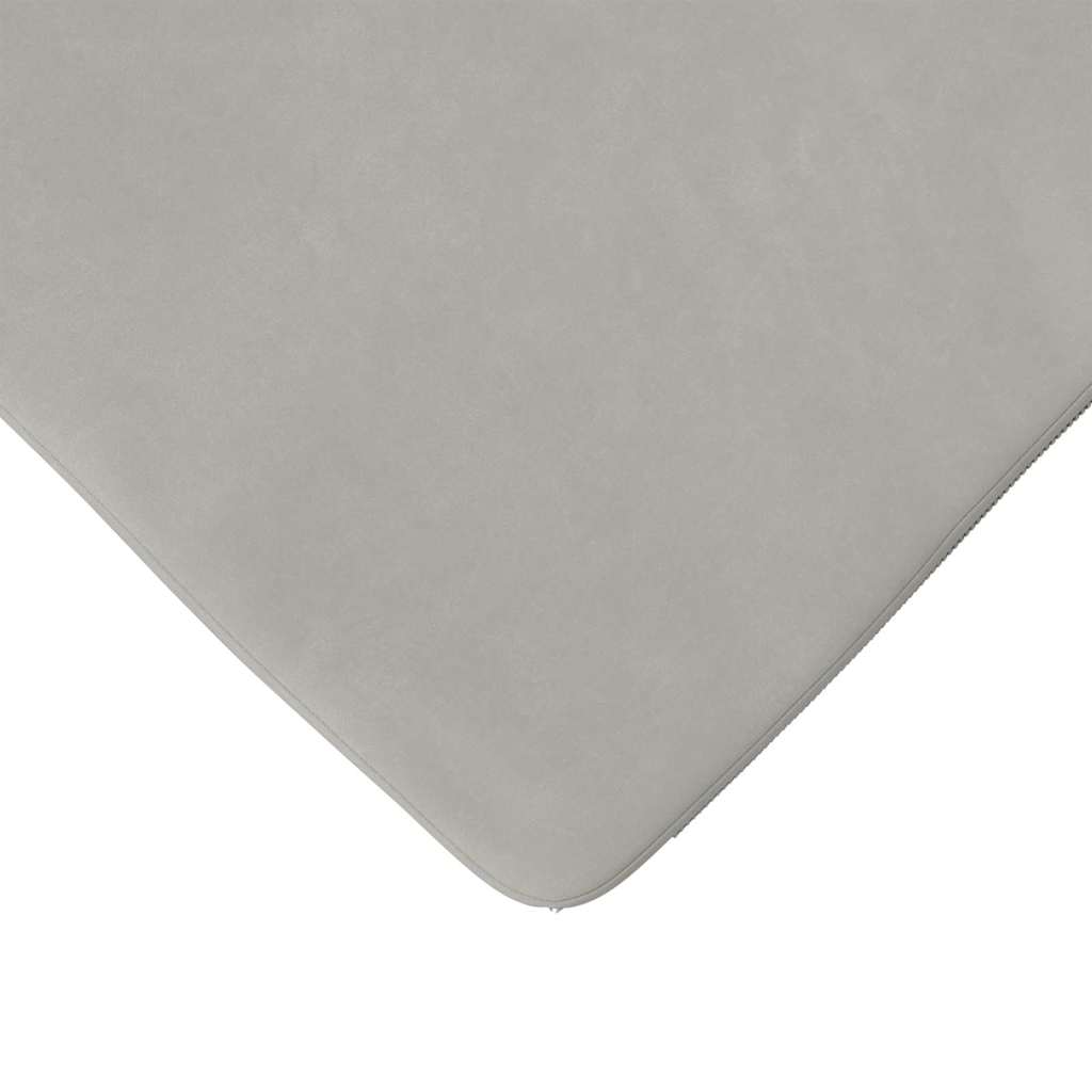 Seat Cushions 4 pcs Light Grey 40 x 40 x 3 cm Microfiber Fabric