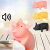 1 шт. игрушки для домашних животных жевательные резиновые игрушки для собак для больших собак товары для животных звук свинья случайный цвет