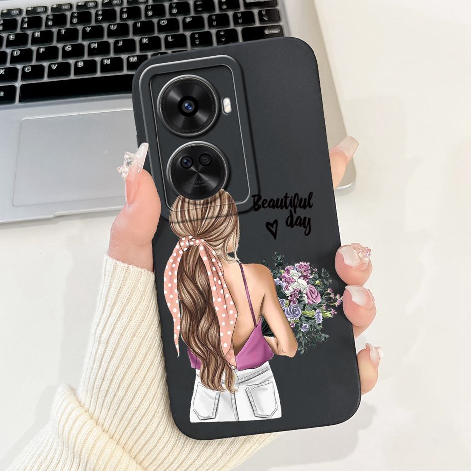 For Huawei Nova 12 SE Case BNE-LX1 Shockproof Cover Fashion Girls Silicone Soft Funda For Huawei Nova 12 12S Nova12 Ultra Bumper