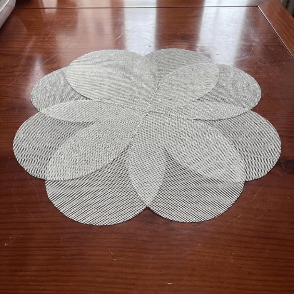 2PCS Rustic Jute Placemat Eco-Friendly Table Mat Pot Mats Coffee Coaster Table Setting
