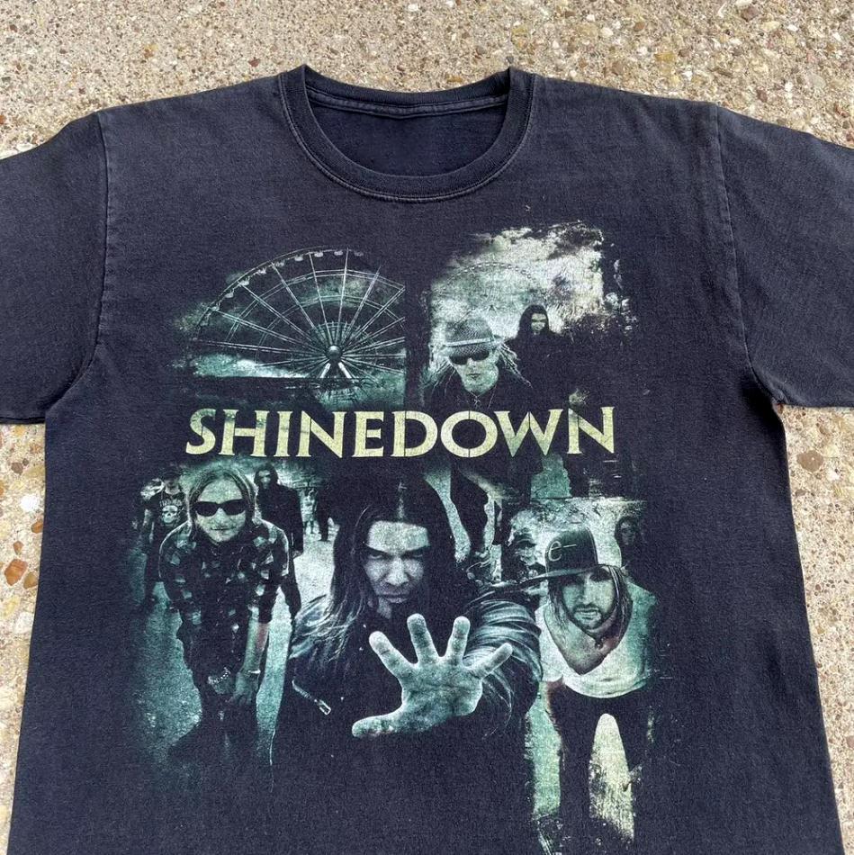 Shinedown rock and roll band TShirt Cotton For Men Women BS117 Unisex T-Shirt