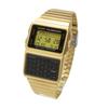 Delivered by Mail DATA BANK CASIO Model of Phone Metal Stainless Steel - DBC-611G-1 (re-imported DBC-611G-1JF) Wristwatch, Book, Calculator, Gold,