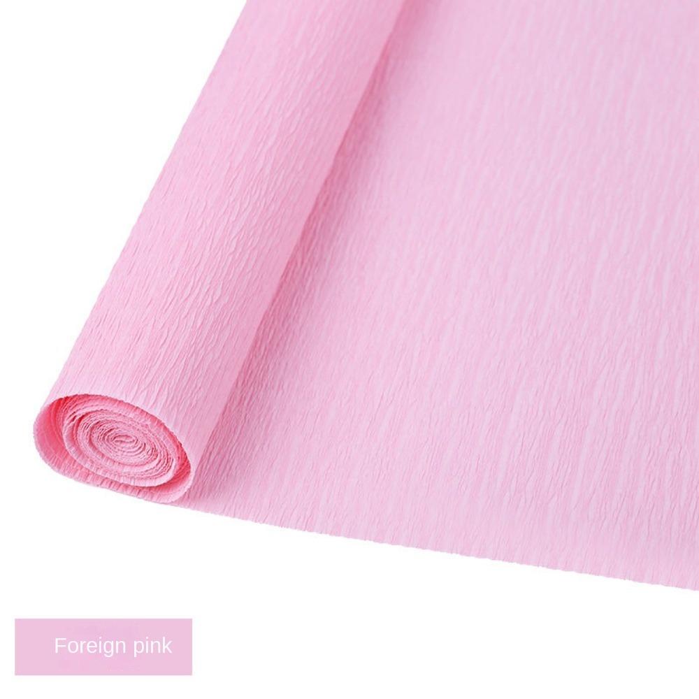 Handmade Flowers Crepe Paper Thickened Wrinkled Paper Wrapping Paper New Packing Material
