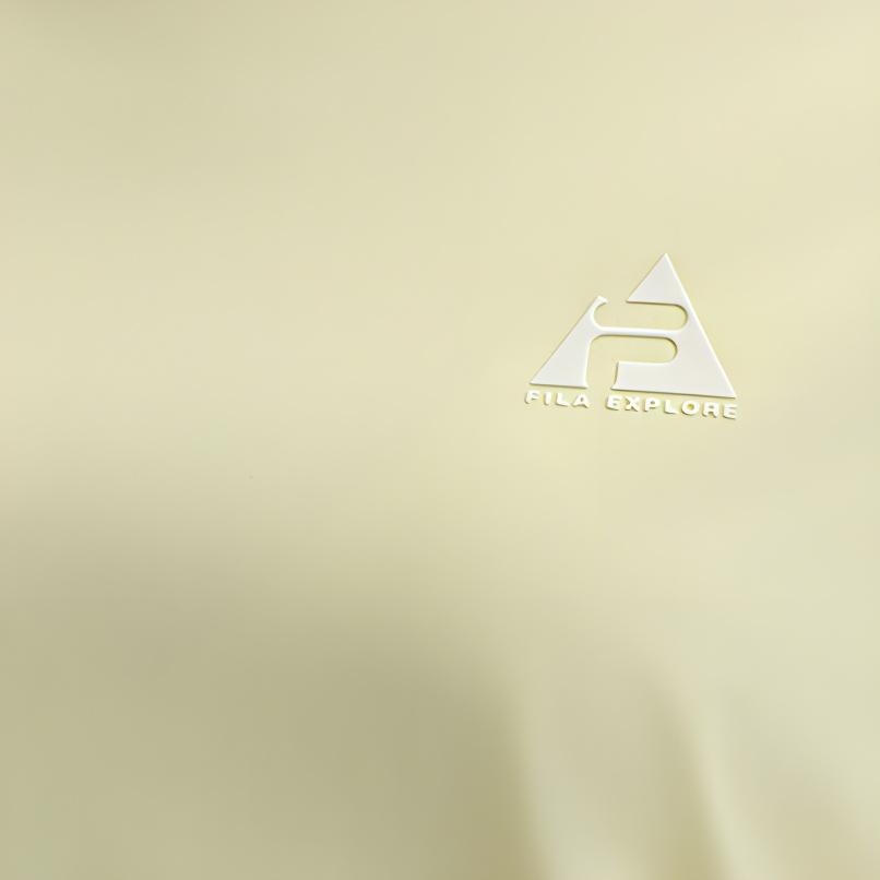 Fila Explorer Outdoor Basic Simple Round Neck Knitted Short Sleeve T-Shirt Women Tops Tender-Sprout-Yellow A11W527102F-YE