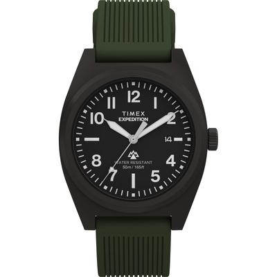 Унисекс кварцевые часы Expedition TW2Y18000, водозащита 5 АТМ, минеральное стекло, черный циферблат, латунь