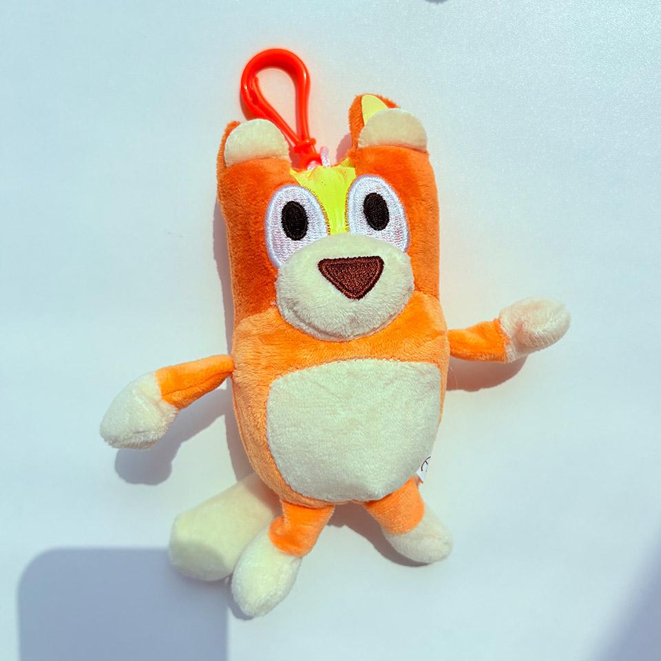 Bluey Family, Bingo And Friends Series Plush Pillows & Keychains | Cute Cartoon Charms For Phones And Bags, Stuffed Dolls