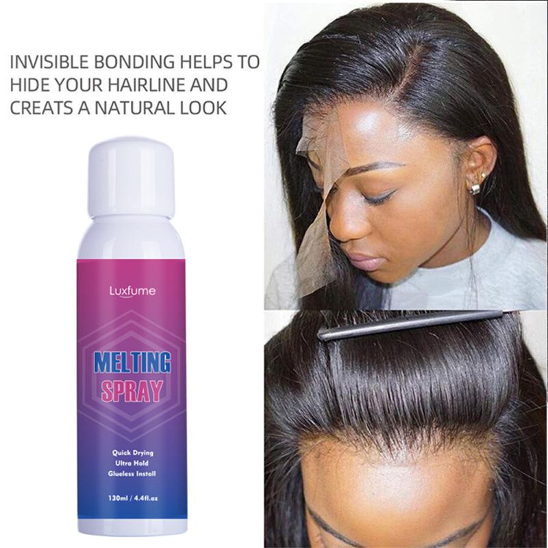 Профессиональный клей-спрей для париков на кружевной основе Невидимый Быстросохнущий Водостойкий Жидкий клей Безопасный