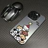 Подходит для Apple 14/15promax осенне-зимний чехол для мобильного телефона iPhone13 креативный 12 цветной серебристый IMD щенок Рождество