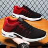 Men's Shoes Summer New Fly-woven Sports Shoes Comfortable Wear-resistant Air Cushion Shoes Men's Versatile Running Shoes Lace-up Casual Shoes