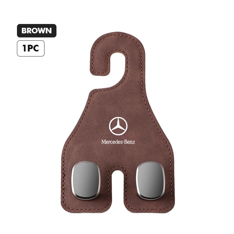 Car Rear Seat Back Hook Headrest Hanger Clip Storage Holder For Mercedes Benz AMG A C E S G Class W201 W210 W108 W204 W205 W203 FVWXY1