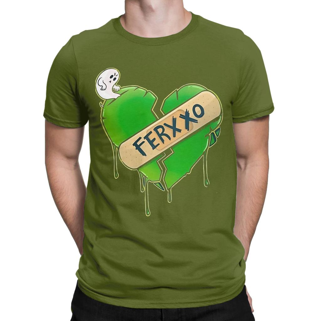 Broken Heart El Ferxxo Novelty Graphic 100 Cotton Tshirt Feid Tees Tops For Unisex