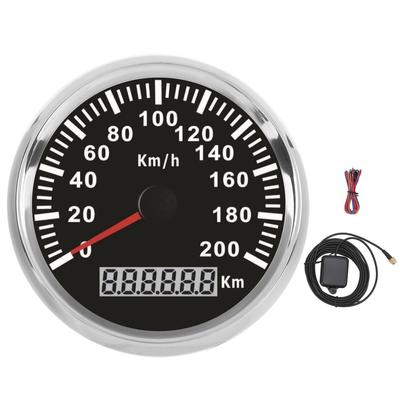 3-3 8-дюймовый GPS-спидометр 200 км/ч Водонепроницаемый 12 В 24 В для корабля, яхты, мотоцикла, транспортного средства