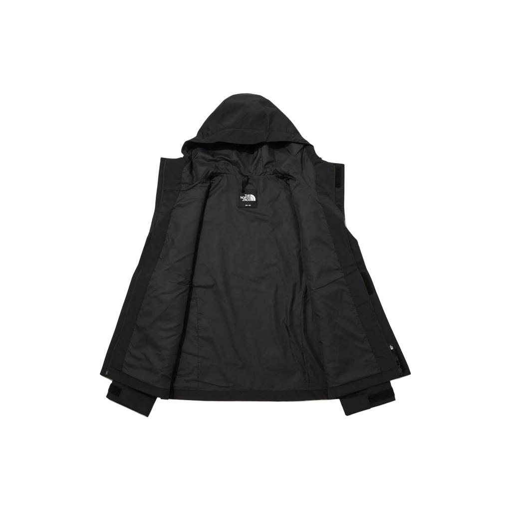 THE NORTH FACE Waterproof Windproof Windbreaker Coats Unisex Black (Unisex) Windbreaker Jackets NJ2HP09C