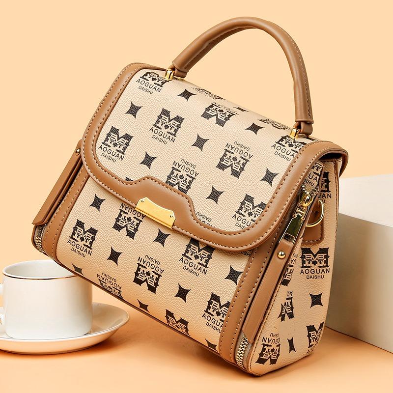 Большая вместительная ретро-сумка премиум-класса через плечо на одно плечо, маленькая квадратная сумка, универсальная сумка в корейском стиле среднего возраста