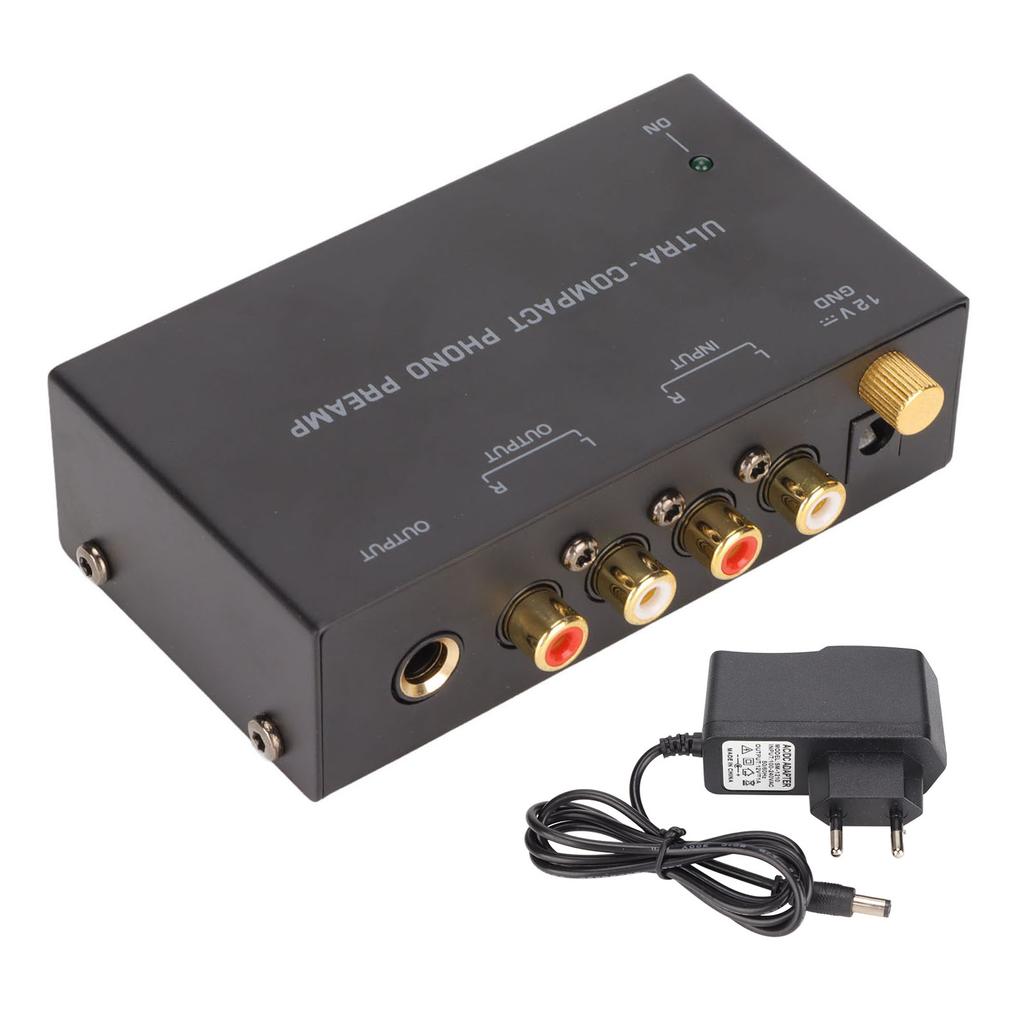 PP400 Phono Turntable Preamp Стерео вход-выход Усилитель проигрывателя пластинок с независимым Kn