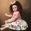 KEIUMI 60 см реалистичные куклы реборн тканевое тело принцесса игрушка для новорожденных детские куклы для малышей подарки на день рождения и Рождество