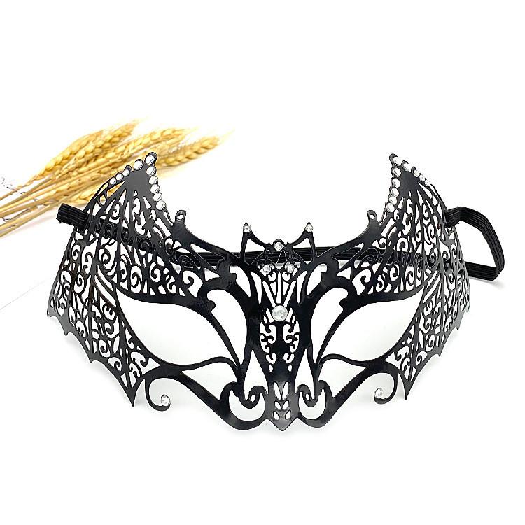 Mask Metal Costume With Embellishments For Halloween And Holiday Parties