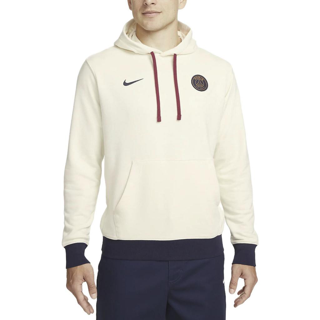 Nike Повседневная толстовка с капюшоном и длинным рукавом с вышитым логотипом, мужская толстовка бежевого цвета DV4963-113