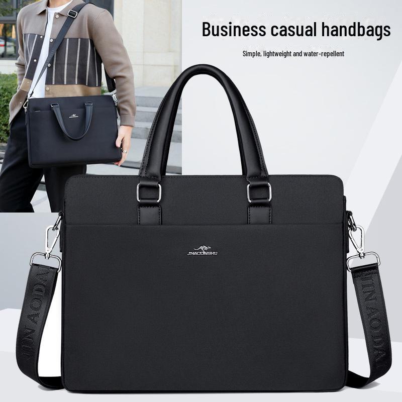 Kangaroo Men's Waterproof Oxford Handbag Laptop Briefcase