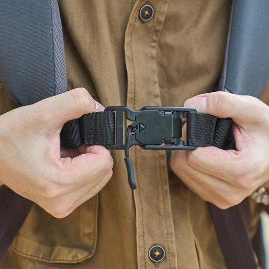 Рюкзак на открытом воздухе, нагрудный ремень, сверхмощный регулируемый рюкзак для кемпинга, пешего туризма, магнитный быстроразъемный ремень с пряжкой, противоскользящий нагрудный ремень