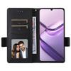 For Doogee Note 58 Pro/Note 58 Case with Wrist Strap Litchi Texture PU Leather Wallet Phone Cover