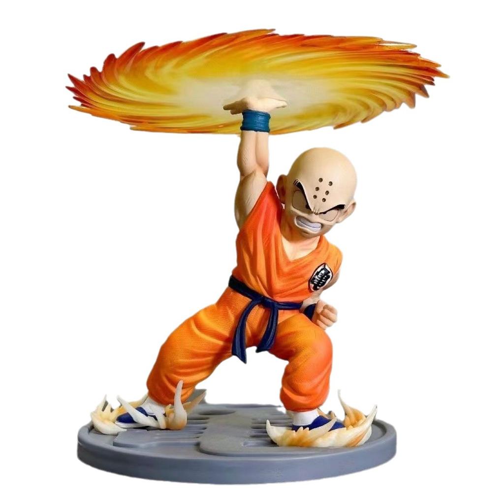 18cm Anime Krillin Classic Dragon Ball Kienzan Kuririn Namek Action Figure PVC Collection Toys for Children Gifts Hobby Doll
