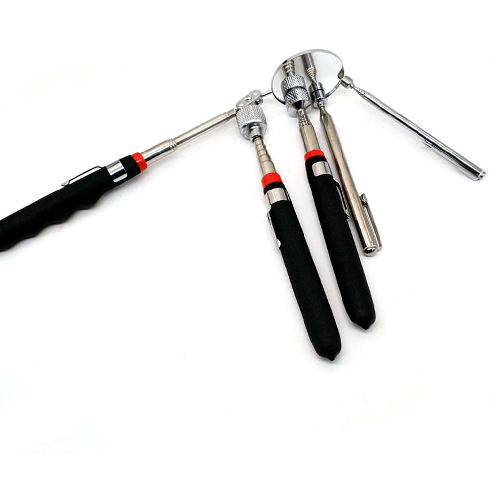 Телескопическое складное инспекционное зеркало 360° Автомеханик Сварка Ремонт Отражатель Сварочное зеркало для осмотра шасси Ручной инструмент