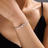 925 Silver Love Bracelet DIY Beading Jewelry Charm Gift For Women Lovers Holiday Present