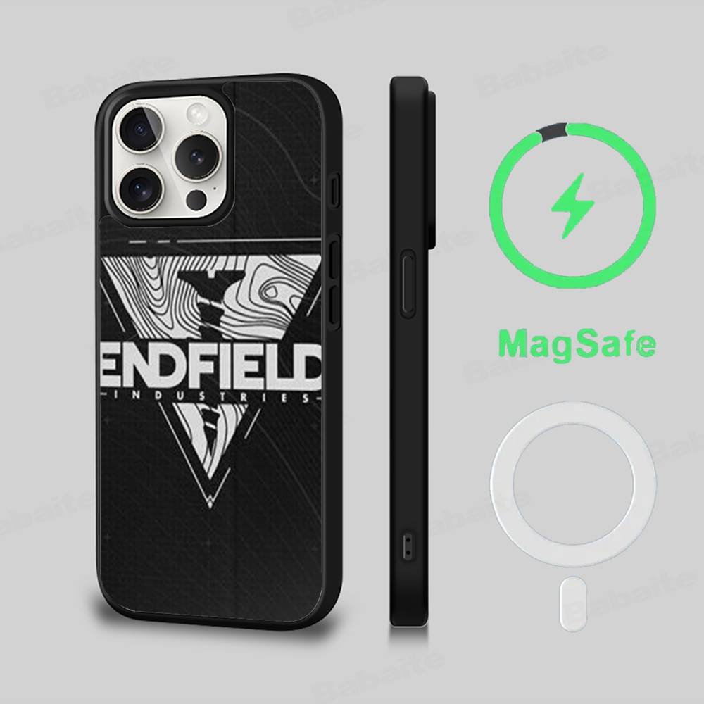 Популярная игра A-Arknights E-Endfield Магнитный чехол For Magsafe Для IPhone 17 Air 16 15 14 13 12 11 Pro Max Plus Беспроводная зарядка