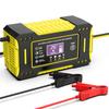 6A 12V Ремонтный ЖК-дисплей Интеллектуальное зарядное устройство для автомобильного аккумулятора Блок зарядки аккумуляторов автомобиля и мотоцикла Свинцово-кислотный аккумулятор