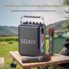 Портативная Bluetooth KTV колонка Soai SSK03, китайская вилка (адаптер в комплекте)