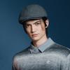 MunSingwEar Men S Ear Warmer Jacquard Pattern Hunting Cap Gray Mr421mcpo4