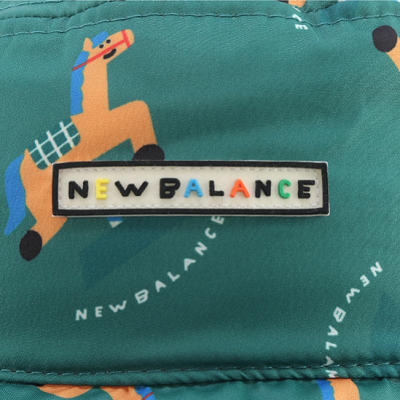 New Balance Детская двусторонняя панама Nb X Kdy цвета хаки