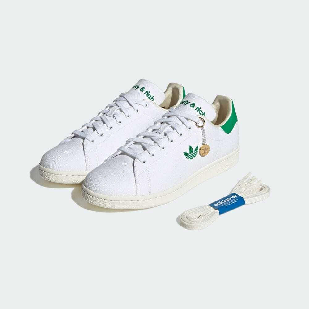 IF5658 Спортивные и стильные adidas Original Stan Smith Белый Зеленый (Мужской)