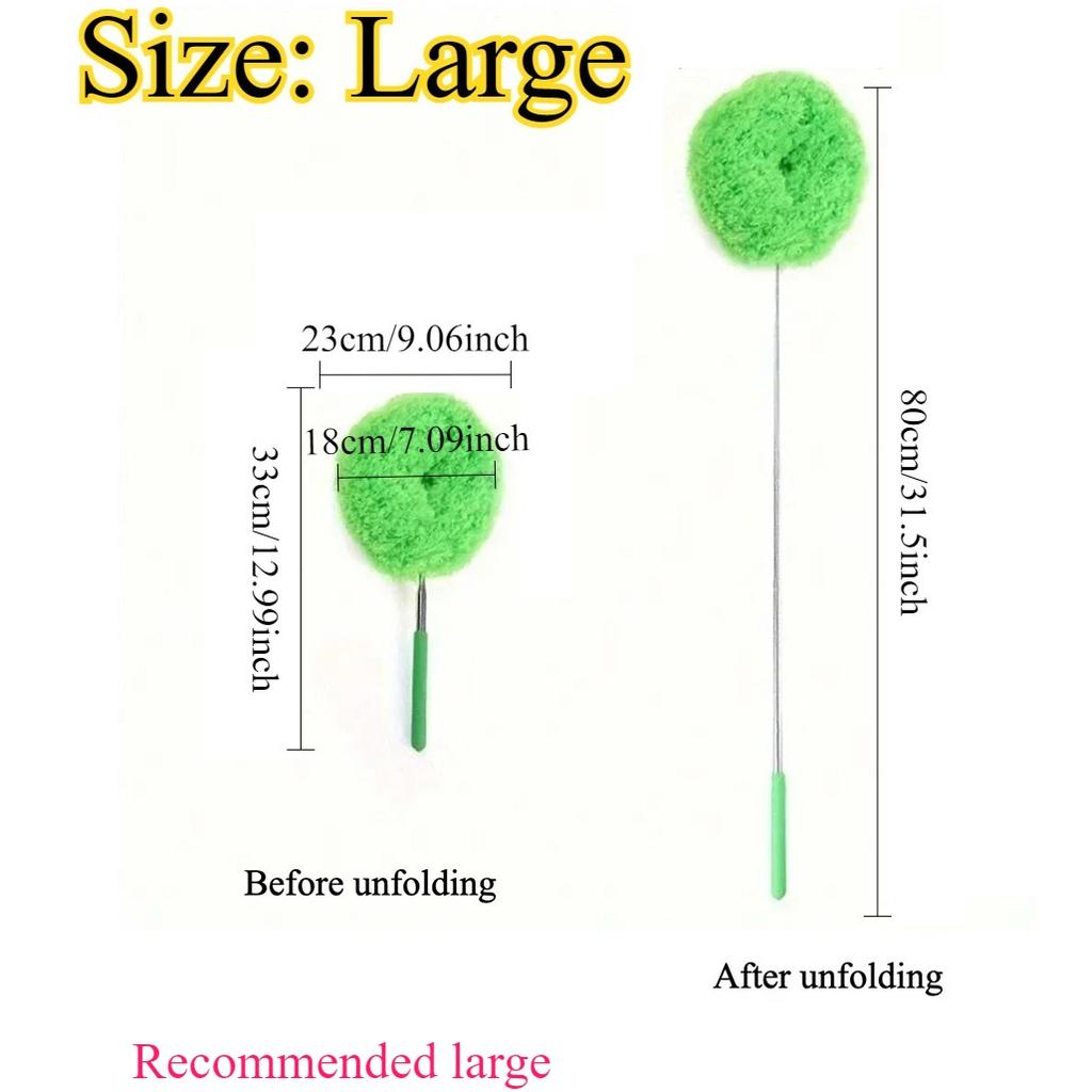 Microfiber Ceiling Fan Duster Extends Up To Long Handled Dust Locking Reusable And Cleaner Brush For Effortless Cleaning