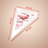 Disposable Cream Piping Bags - 100 Pieces, Small To Large Sizes for Cake Icing and Baking Tools