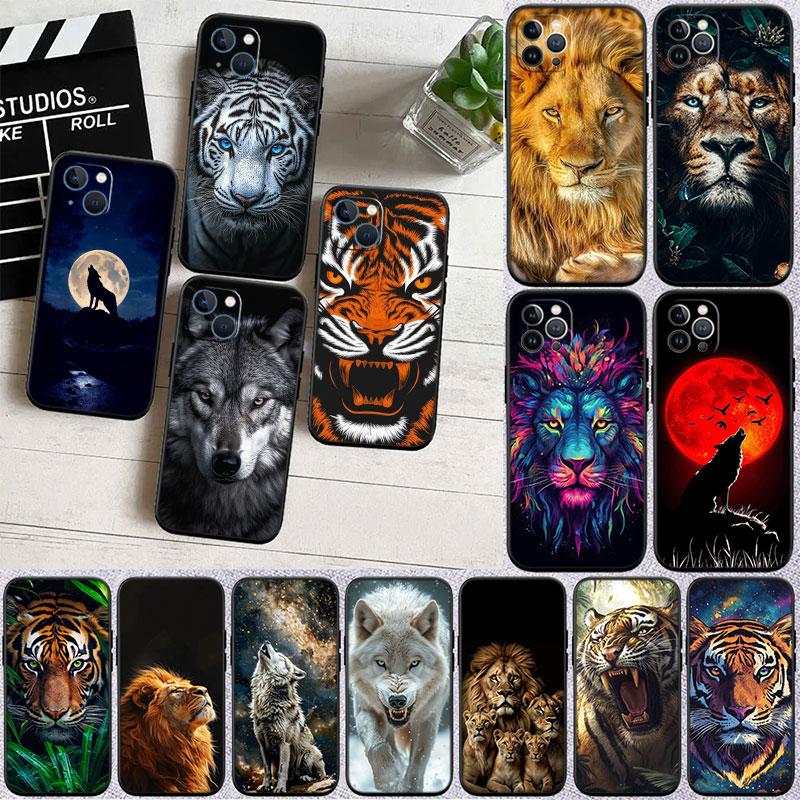 Чехол для телефона Wolf Tiger lion Новый Высококачественный чехол для Redmi Note 13 14 Pro+ Plus A3 13X 13C 14S 14C