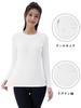 KEFITEVD Женская футболка с длинным рукавом, летняя, защита от УФ-лучей, размер S, легкая, защита, дышащая, влагоотводящая, быстросохнущая, топ, белая,
