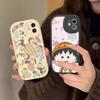 Чехол для телефона Cartoon Chibi Maruko Chan из твердой кожи для iPhone 14 13 12 Mini 11 14 Pro Max Xs X Xr 7 8 Plus 6 6s