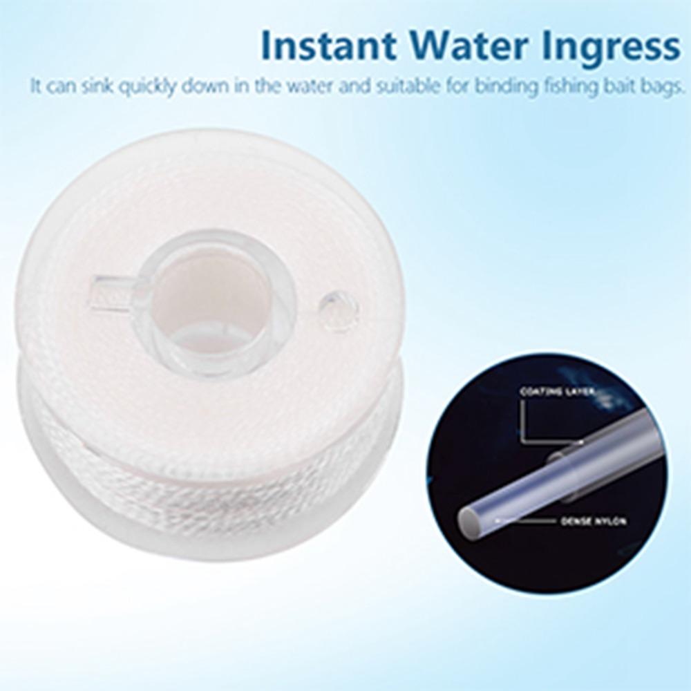 3pcs Quick Dissolving Water Soluble Line 20m Length PVA String Fishing String  Fishing Bait Bags