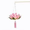 3D Twisted Stick Lotus Flower Lantern Luminous Handheld Lantern  Traditional Decor