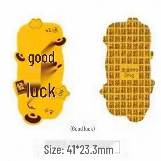 Lucky Cat Gold 999 Phone Sticker: Peace & Happiness - 2mg Fine Gold, Trending Gift for Livestreams.