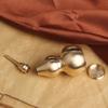 Feng Shui Gourd Ornaments Copper Small Decor Adorn Desktop Retro Decorative Figurine