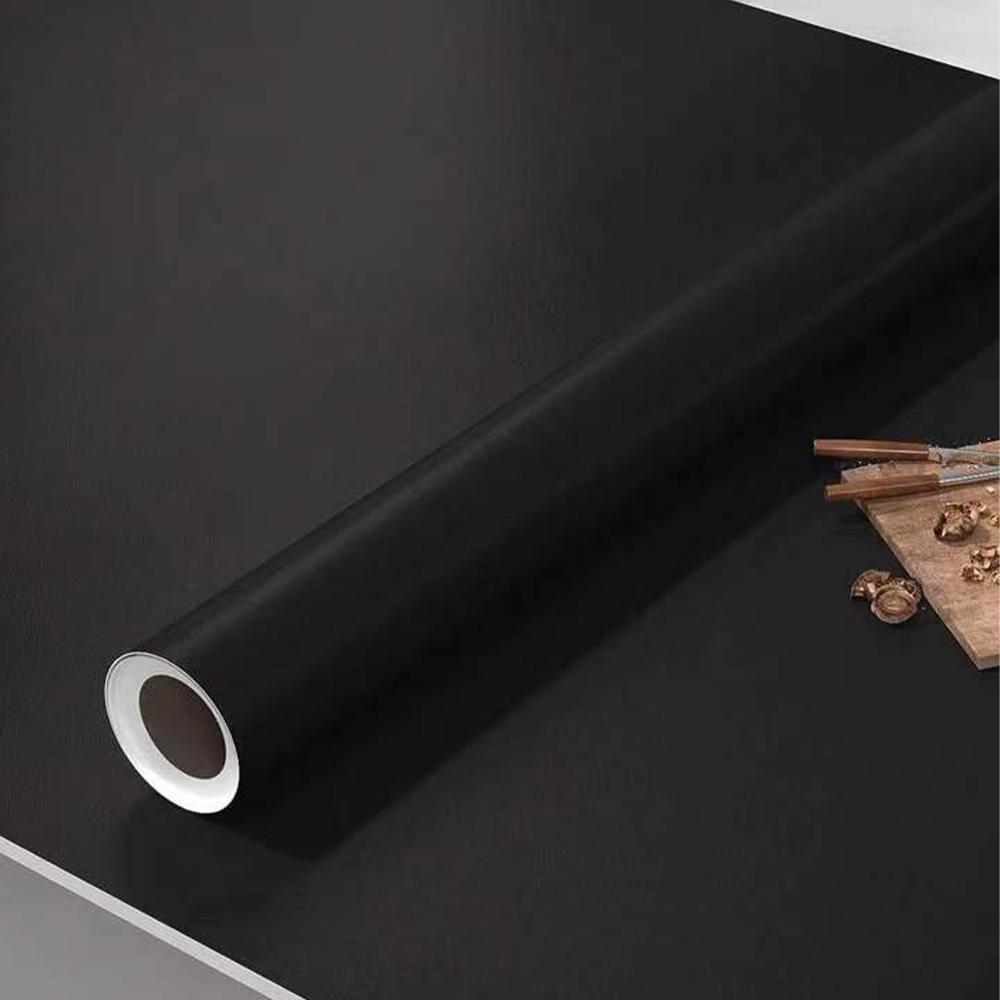 1/3/5м Матовые обои Белые/Серые/Черные Виниловые Самоклеящиеся для Стен Полка Подкладка Стол Дверь Гостиная Контактная бумага Декор стен